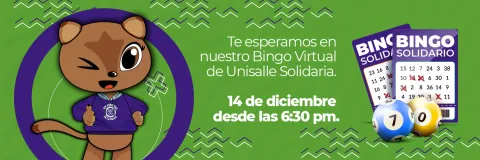 Participa en nuestro Bingo Virtual de Unisalle Solidaria