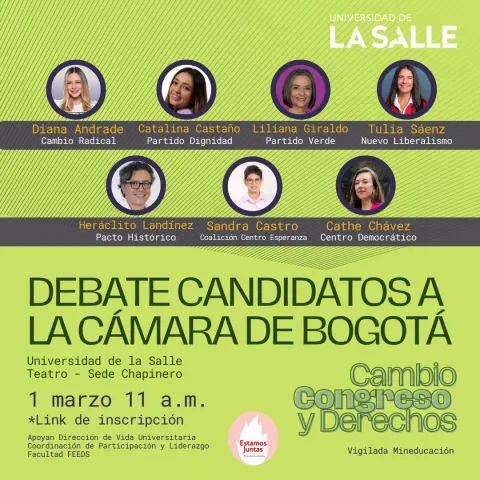 Debate de candidatos a la Cámara de Representantes