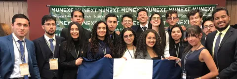 OnuSalle ganó premio en modelo de la ONU de la Universidad de Arkanzas