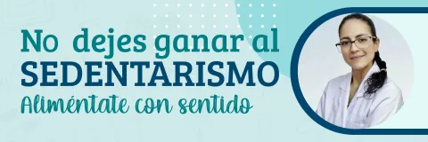 No dejes ganar al sedentarismo: aliméntate con sentido