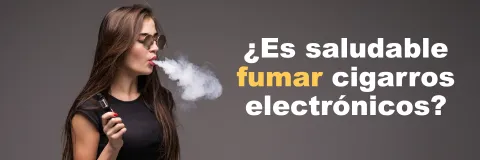 ¿Es saludable fumar cigarros electrónicos?