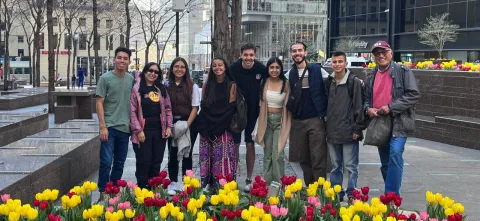 Manhattan College hosts visiting students and faculty from Universidad de La Salle