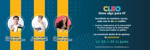 ¡Inscripciones abiertas para cursos de escritura, oralidad y lectura!