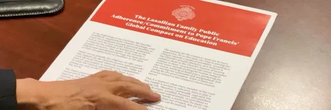 La Salle se suma al Pacto Educativo Global