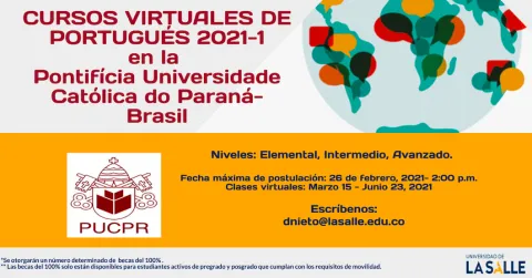 Cursos Virtuales de Portugués 2021-1