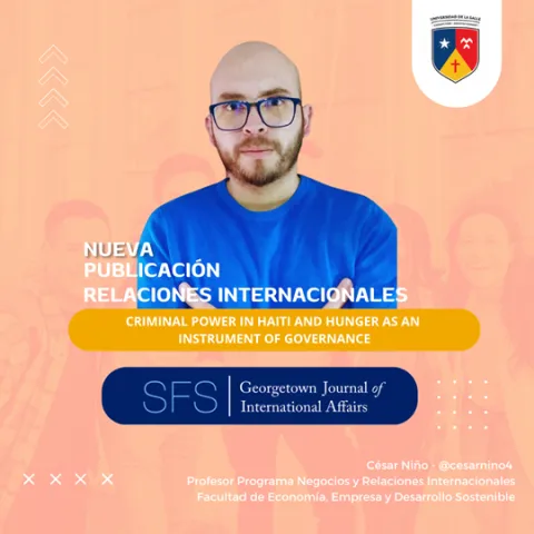 Profesor Cesar Niño publica en Georgetown Journal of Internatinal Affairs
