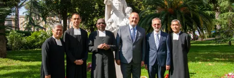 Utopía recibe al Superior General de los Hermanos de La Salle