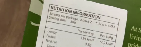 ¿Sabes leer las tablas nutricionales de los alimentos?