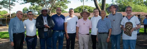 Así fue la visita del Superior General de los lasallistas a Unisalle
