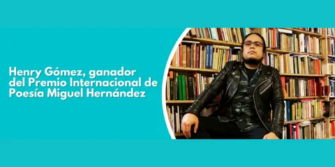 Funcionario de la biblioteca es galardonado con el Premio Internacional de Poesía