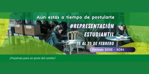 Anímate a ser parte del cambio, sé representante estudiantil