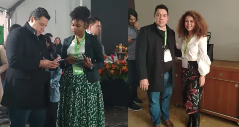 Ana Lucia Caicedo y Yesenia Olaya