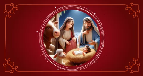 Pesebre ilustrado