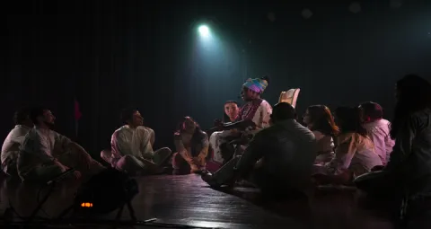 Obra teatral diálogos de paz