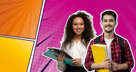 Pareja de jóvenes neolasallistas
