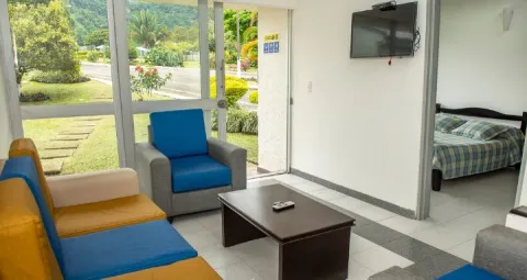 Sala de descanso – cabañas