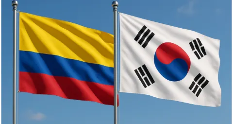 Colombia y Corea del Sur