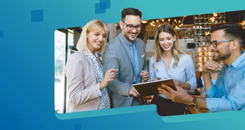 Grupo creativo en sesión de ideas – Especialización en Emprendimiento, Universidad de La Salle