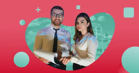Profesionales en finanzas y comercio internacional debatiendo