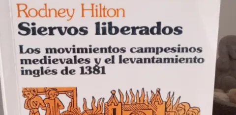 Foto del libro "Siervos liberados: Los movimientos campesinos medievales y el levantamiento inglés de 1381" (Rodney Hilton, 2020).