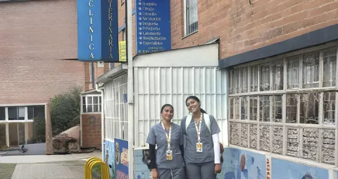 Estudiantes en práctica 