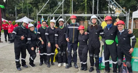 Equipo lasallista de Brigadistas de corazón en acción
