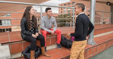 Estudiantes en la Sede Chapinero