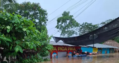 Inundación en Cordoba - foto tomada del Espectador