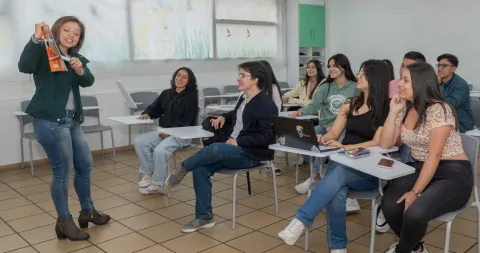 Estudiantes en la Sede Mosquera