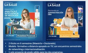 NUESTRA ESCUELA DE NEGOCIOS OFRECE LA OFERTA POSGRADUAL MÁS INNOVADORA DEL PAÍS