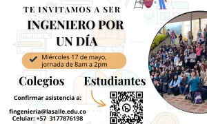 Te invitamos a ser Ingeniero por un Día