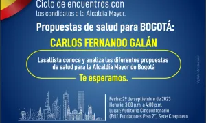 Es hora: propuesta en salud para Bogotá 2024-2027
