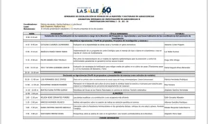 Seminario de avances proyectos Maestría y Doctorado en Agrociencias