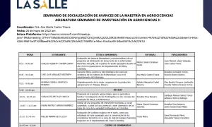 Agrociencias (Avances Maestría en Agrociencias)