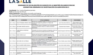 Agrociencias (Avances Maestría en Agrociencias)