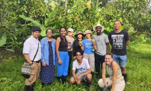 Cacao Innovation Rural Youth Lab: UC Davis students visited La Salle Universityv