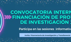 Convocatoria interna para financiación para proyectos de investigación 2023