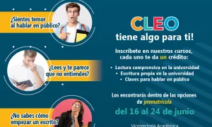 ¡Inscripciones abiertas para cursos de escritura, oralidad y lectura!