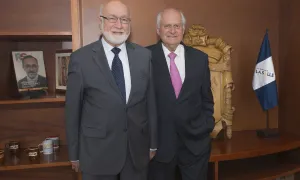 Manuel Elkin Patarroyo Visitó la Universidad de La Salle