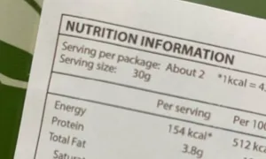 ¿Sabes leer las tablas nutricionales de los alimentos?