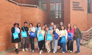 Our university received incoming students from all around the world