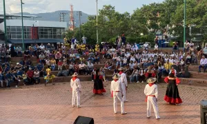 Cultura al Parque con estudiantes del campus Utopía en Yopal