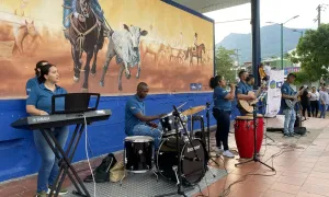 Cultura al Parque con estudiantes del campus Utopía en Yopal