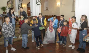 Entrega de regalos 