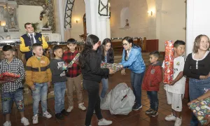 Entrega de regalos 
