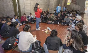 Estudiantes en actividades de Inducción 