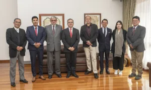 Grupo de la DRII, Unisalle Bolivia y Rector Colombia