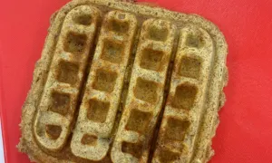 Waffles de plátano y harina de linaza