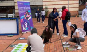 Estudiantes en la semana cultural del CLUS.