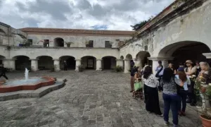 Claustro en La Antigua Guatemala.